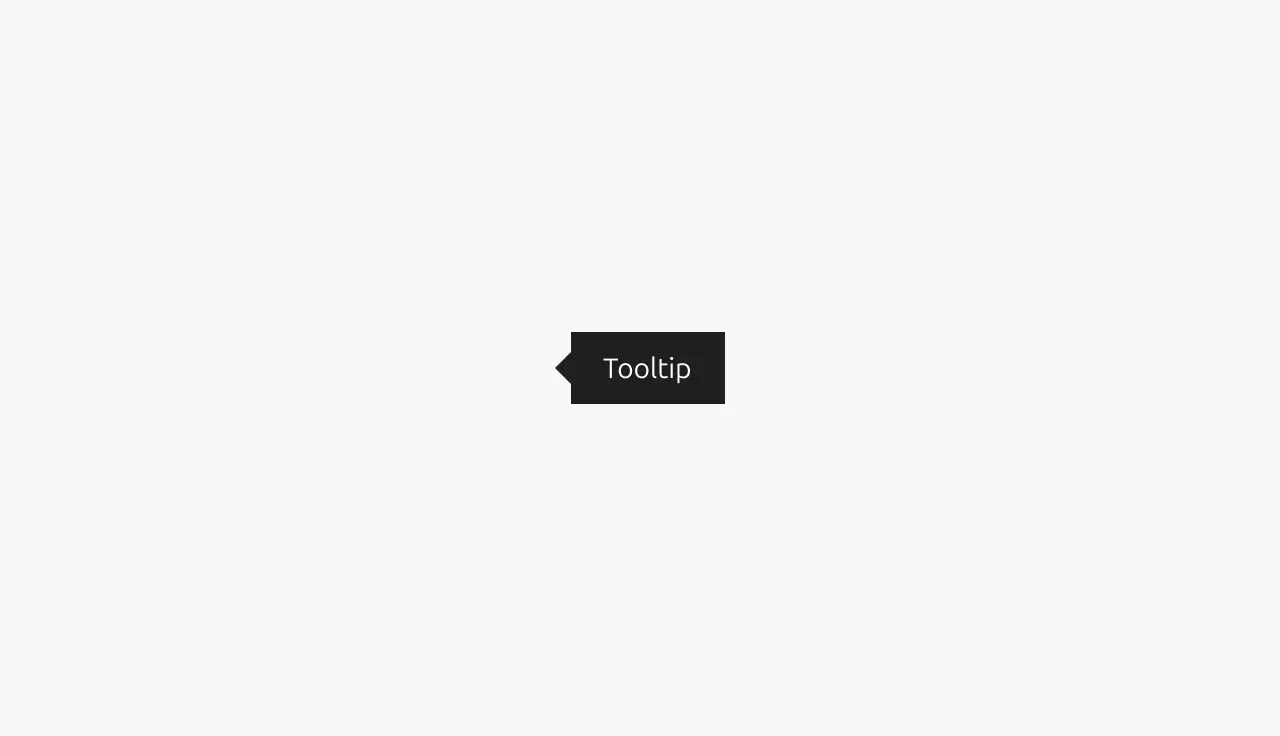 Tooltip example