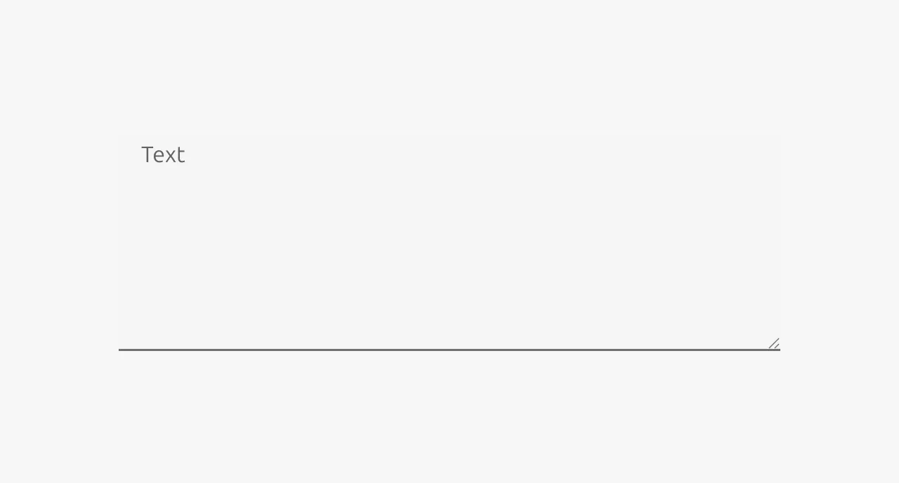 Text area example